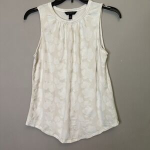 Banana Republic Jacquard‎ Tank Sizes: XS Color: Off White